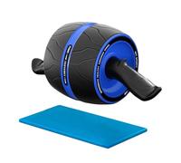 Abdominal Wheel | Muscle Training with Double Wheel for Abs - Non Slip Compact Strength Trainer with Knee Brace for Men, Women, Teens and Adults