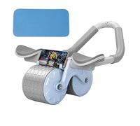 Abdominal Wheel Roller - Ab Roller Wheel with Knee Mat | Ab Exercise Roller with Automatic Rebound | Smart Saker Abs Roller Wheel | Ab Machine Roller for Core Workout Home Gym Abdominal Exercise