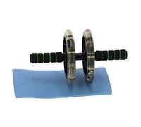 Abdominal Wheel Roller, Exercise Roller Wheels for Core Workout, Non - Slip Dual Wheels Design with Steel Core and Soft Handles, Abdominal Roller Kit for Men Women and Teenagers