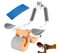 Abdominal Wheel Roller Springback, Abdominal Wheel for Abdominal Training - Ab Training Wheel with Knee Pads, Training Device for Core Training, at Home, in the Gym