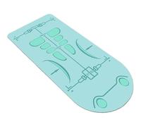 Abdominal Wheel Training Mat, | Indoor Sound Insulating Knee Mat, Thick Joint Protection Pad for Yoga, Pilate Training Mat 5.25 x 2.3 Feet