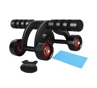 Abdominal Wheel with Elastic - Bike Training Roller | Professional Abdominal Wheel | Roller Wheels for Exercises for Home, Workplace, Travel, Gym, Work Travel, Campus