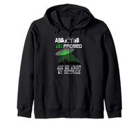 Abducted and Probed Tshirt Ask Me About My Butthole Gift Zip Hoodie