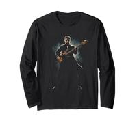 Abe Guitarist Abraham Lincoln Playing Electric Guitar Funny Long Sleeve T-Shirt