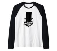 Abe Lincoln Hat Unfinished Work Gettysburg Address Raglan Baseball Tee