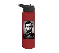 Abe Lincoln Internet Quote Stainless Steel Insulated Water Bottle
