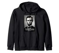 Abe Lincoln Internet Quote Zip Hoodie