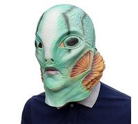 Abe Sapien Mask HB Cosplay Helmet Full Head Latex B.P.R.D. Helmet Halloween Costume Prop Fancy Ball Mask Green