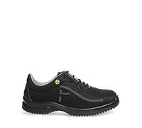 ABEBA 31628 UNI6 Low ESD Shoe, S3, SRA, Black, Size 10