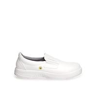 Abeba 7131028 X-Light ESD Loafer, S2, SRC, White, Size 41