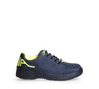 Abeba 7131860 X-Light Low Shoe, S3, SRC, Black/Neon Orange, Size 47