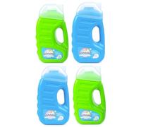 abeec 1.8 Litre Bubble Solution x4 Pack, 4 Bottles of Giant Bubble Mixture - Giant Bubbles - Bubble Solution For Kids - Giant Bubbles For Kids Outdoor - Assorted Colours