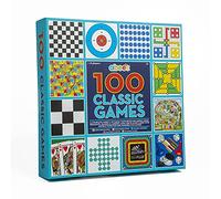 abeec 100 Classic Games Compendium | Board Games, Card Games, Dice Games & Puzzles in One Box | Ludo, Chess, Snakes & Ladders, Draughts & Playing Cards | Family Game Night | Ages 6+