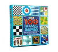 abeec 100 Classic Games Compendium | Board Games, Card Games, Dice Games & Puzzles in One Box | Ludo, Chess, Snakes & Ladders, Draughts & Playing Cards | Family Game Night | Ages 6+