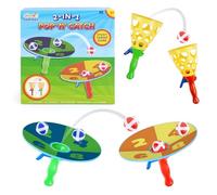 abeec 2-in-1 Pop ‘N’ Catch Game | Toss & Catch Set | Outdoor Garden Toys | Summer Sports Game for Kids | Fun Beach Toys | Gifts for Boys & Girls Age 5+