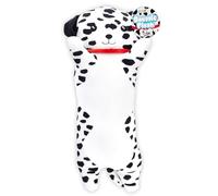 abeec 45cm Dog Snuggle Plush | Duke the Dalmatian | Soft Stuffed Animal Pillow | Long Cuddle Plush with Embroidered Face | Hug Toy for Boys & Girls | Toddler-Safe Gift