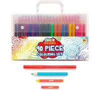 Abeec Art Box Kids Creative Craft Drawing 90 Piece Colouring Set