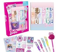 abeec Barbie Diary And Purse Set - Diary & Purse Set - Unleash Your Inner Fashionista With Holographic Stickers, Gel Pens, And Pom Pom Pen, Perfect For Back To School Stationery
