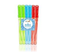 abeec Bubbles For Kids - Multipack Of 12 x Giant Bubble Wands - Perfect Outdoor Toys For Summer Parties - Bubble Wands For Kids Multipack - Perfect Party Favours