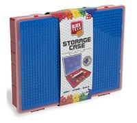abeec Building Bricks Storage Case with Handle - Carry Case for Kids Building Blocks - Storage Box Includes 17 Storage Compartments and Base Plate for Building Blocks