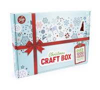 abeec Christmas Craft Box - 1200+ Piece Kids’ Craft Supplies - DIY Christmas Decorations & Card Making Set - Pom Poms, Googly Eyes, Pipe Cleaners, Glitter, Stickers & More - Family Arts & Crafts Kit