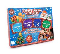 abeec Festive Family Board Games Collection | Fun 4-in-1 Card Games for Kids & Adults | Christmas Quiz, Guessing & Music Games | Holiday Entertainment for Parties, Family Nights & Christmas Day