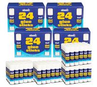 abeec Glue Sticks Bulk Buy 96 x 10g - 4 Pack School Glue Sticks for Classroom and Office Supplies | Non-Toxic Washable | Nursery Essentials | Bulk Value Pack for Schools and Businesses