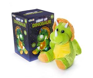 Abeec Light Up Dinosaur - LED Night Light & Teddy Bear with 6 Colours