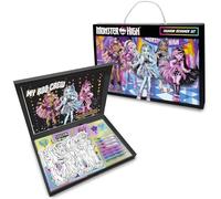 abeec Monster High Fashion Designer Set - A Creative kit Perfect for Kids who Love to Design! Bring Stylish Outfits to Life with Vibrant pens, Playful Stamps, and Unique Stickers