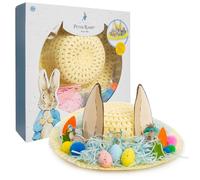 abeec Peter Rabbit Easter Bonnet Kit - Make Your Own Easter Hat Craft Set for Kids Aged 3+, Creative Seasonal Activity for School or Home, Officially Licensed with UKCA & CE Safety