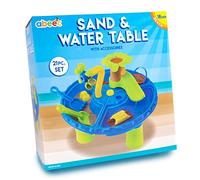 abeec Sand & Water Table | Outdoor Play Table for Kids & Toddlers | 21-Piece Set with Sand Pit Toys, Water Wheel, Buckets & Spade | Sensory & Garden Toy for Messy Play