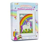 Abeec Unicorn Diamond Painting Kit - Unicorn Diamond Art for Kids - Craft Set with Accessories - Gifts for Girls