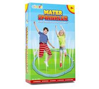 abeec Water Sprinkler - 150cm Wide Water Splash Play Ring - Water Sprinkler for Kids 3+ - Outdoor Toys Sprinkler Hoop for Water Play - Splash Pad Sprinkler - Water Sprinkler for Dogs