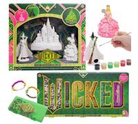 abeec Wicked Creative Bundle | Paint Your Own Emerald City & Jewellery Making Kit | Magical Arts & Crafts Gift for Kids Age 5+ | Ideal for Christmas, Birthdays & Stocking Fillers