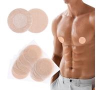 Abeillo 100 Pieces Disposable Nipple Covers for Men, Anti Chafing Running Nipple Covers Nipple Guard Protector Patch for Men Runners Sports Gym Nude