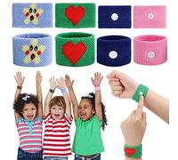 Abeillo 4 Pairs Motion Sickness Wristbands, Travel Sickness Relief Nausea Bands Anti Nausea or Morning Sickness Wristband, Acupressure Wrist Bands for Anxiety, Car or Sea Sickness