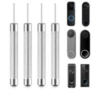 Abeillo 4Pack Doorbell Removal Pin Release Key Security Removal Tool Replacement Compatible with Nest Video Doorbell Blink Google Nest Eufy Video Doorbell Ring Doorbell Accessories