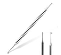 Abeillo Acupuncture Pen, Facial Reflexology Massage Tools Stainless Steel, Point Massager Tool,Double Headed Hand Acupuncture Needle Point Probe Pen (15cm)