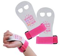 Abeillo Gymnastics Hand Grips for Girls Youth, Athletic Gymnastics Grips Motivation Letter Gloves Gymnastic Bar Palm Protection Sports Accessories for Workout and Exercise
