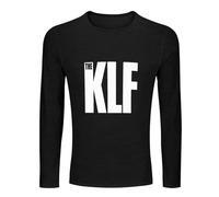 Abejas The KLF The KLF Iconic 90s Active Mens Cotton Men Men's Tee Crewneck Long Sleeve Unisex 100% Cotton T Shirt Black L