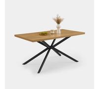 Abel 150cm Light Wood Effect Dining Table - 6 Seater