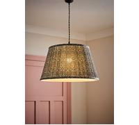 Abel Pleated Tapered Floral Easy Fit Ceiling Pendant Light Lamp Shade ValueLights Green Large
