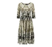 Abelia All-over Print Midi Dress - female - Samantha Sung - Midi Dresses - Multicolor - L - Dresses L