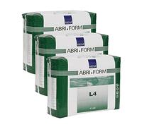 Abena Abri-Form Comfort Plastic-Backed Briefs, Level 4, (Medium to Large Sizes) Large, 36 Count