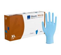 ABENA Blue Disposable Gloves, Extra large size, Pack of 50 Pairs, Nitrile Gloves, Latex Free, Suitable for Surgical use, Cleaning, Car Detailing, Kitchen use and more