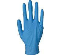 ABENA Blue Disposable Gloves, Medium size, Pack of 50 Pairs, Nitrile Gloves, Latex Free, Suitable for Surgical use, Cleaning, Car Detailing, Kitchen use and more