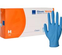 ABENA Blue Nitrile Disposable Gloves | Pack Of 100 Nitrile Gloves Medium | Plas
