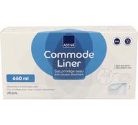ABENA Commode Liners | Absorbs up to 660ml | Box of 20 | Highly Absorbent pads | Ideal for Commode Chairs and Commode Toilet | Suitable for any commode toilet chair
