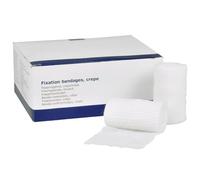 ABENA Crepe Fixation Bandage, 4cm x 4m, Pack of 20 Rolls, Non-Adhesive, ≥80% Stretch Capacity Breathable Non-Woven Retention Bandage, Soft Stretch for Wound Dressings, Catheter & Drains, Latex Free