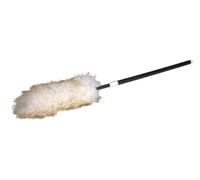 ABENA Feather Duster - 110cm Wool Dusting Brush for Cleaning Sensitive Surfaces in All Environments